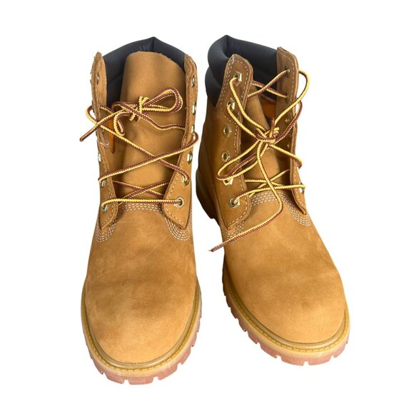 Timberland Womens 6-Inch Premium Waterproof Boots Ortholite Wheat Size 8M - Picture 8 of 16